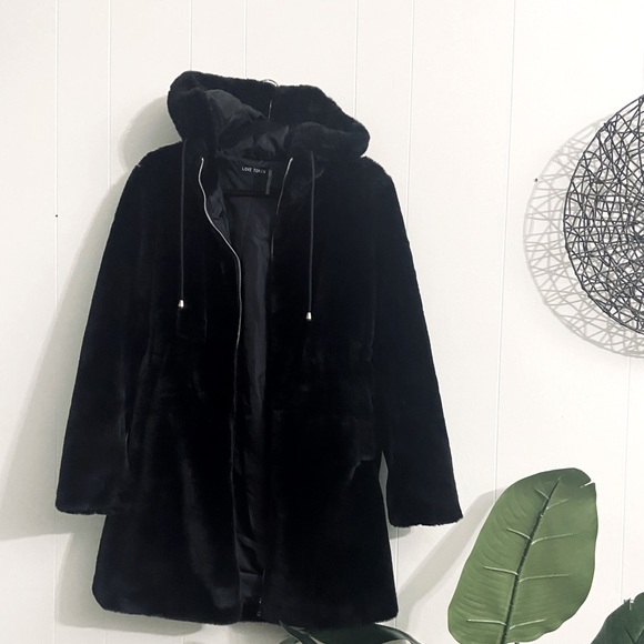 LOVE TOKEN XS FAUX BLACK FUR INSIDE DRAW STRING WAIST - THICK & VERY WARM! - Picture 5 of 7